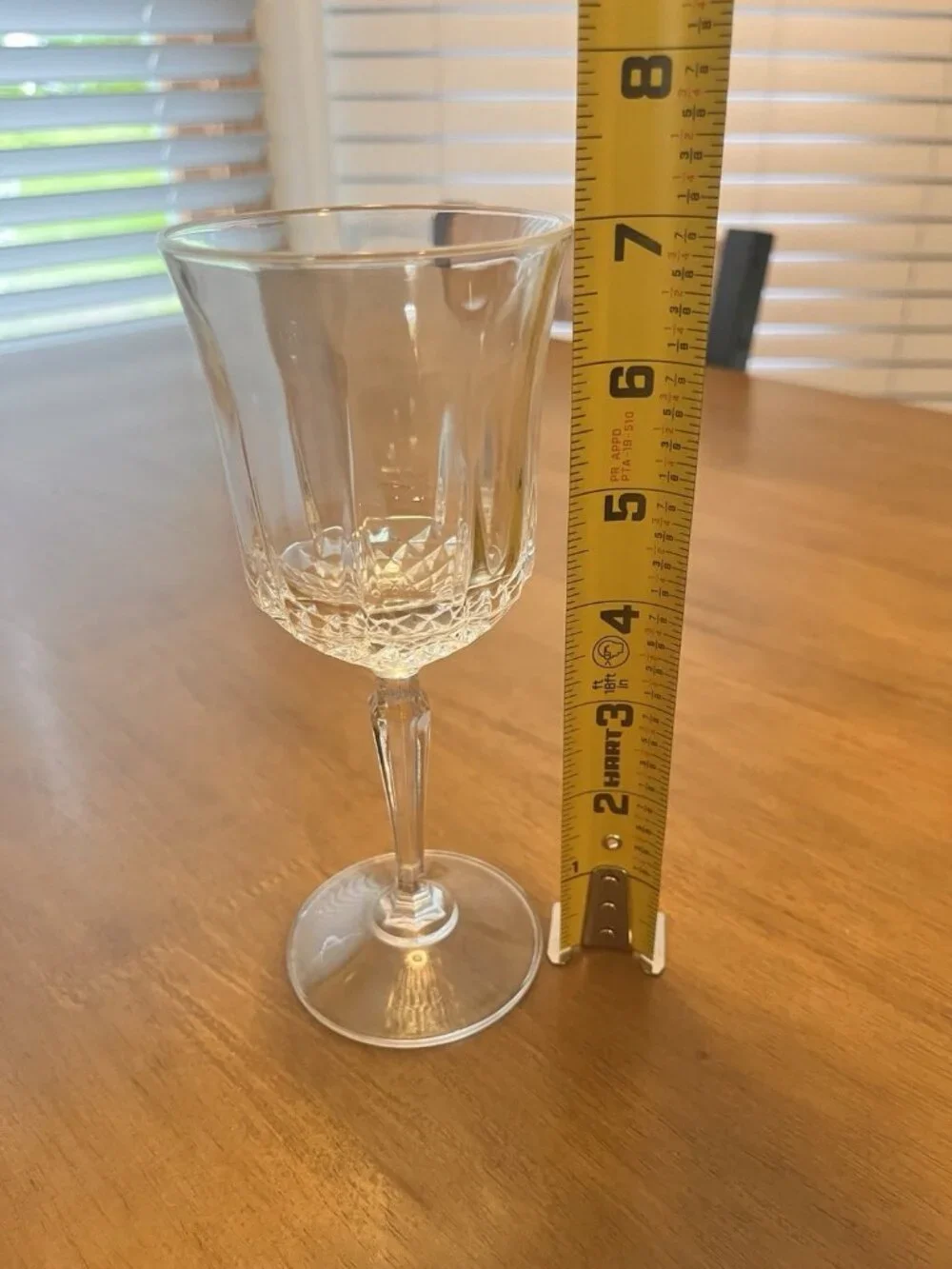 Vintage Anchor Hocking Crystal Wine Glass From The Legacy Collection